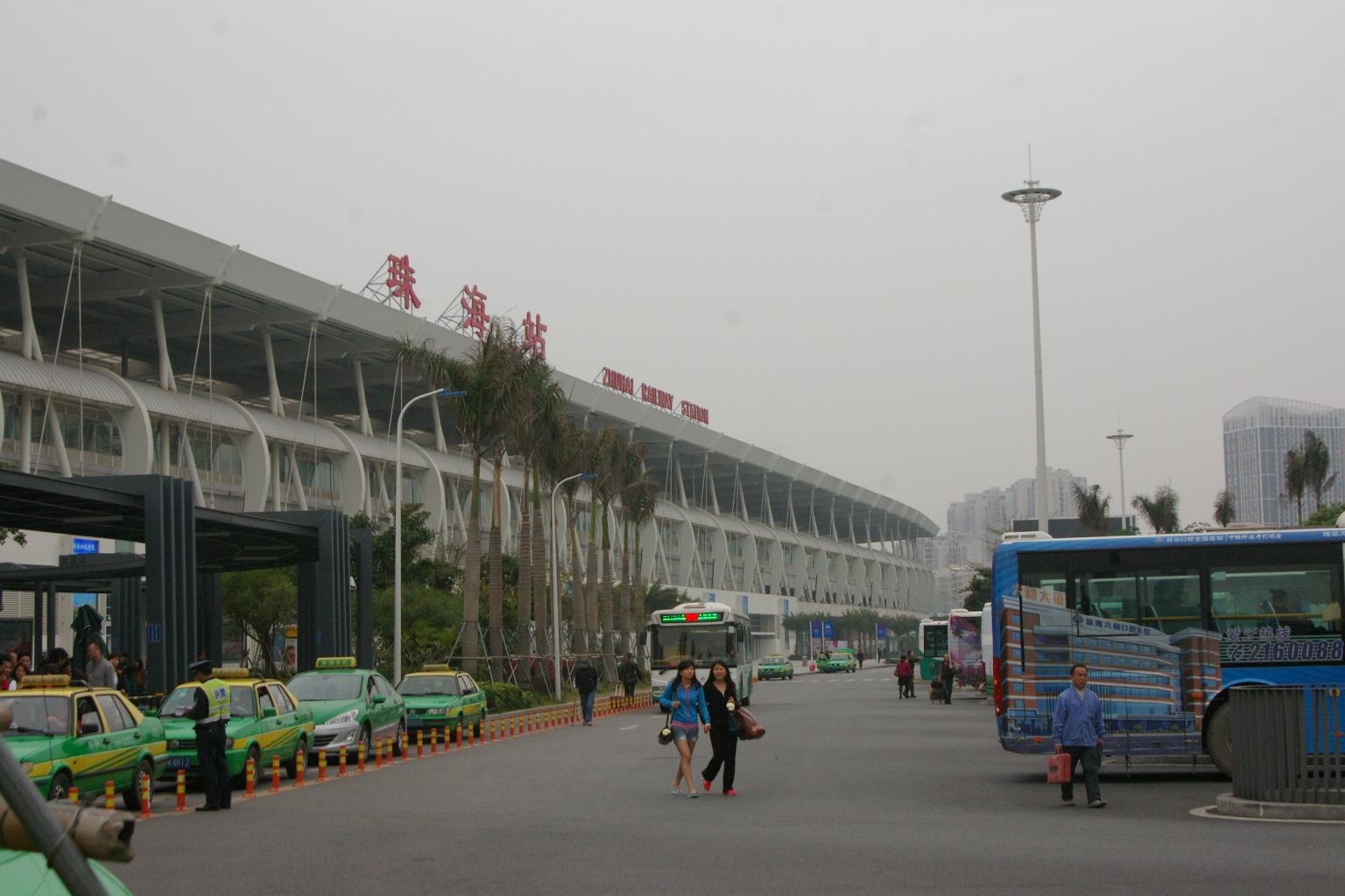 Zhuhai Station in Zhuhai, Guangdong, China /Mar 20, 2014