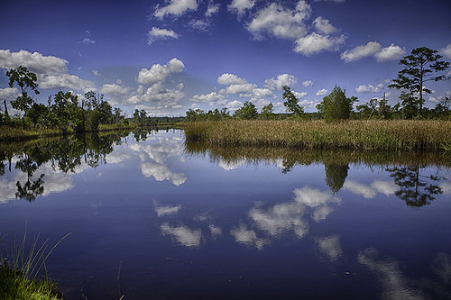 sc water clouds reflections scenic southcarolina marsh lowcountry acebasin