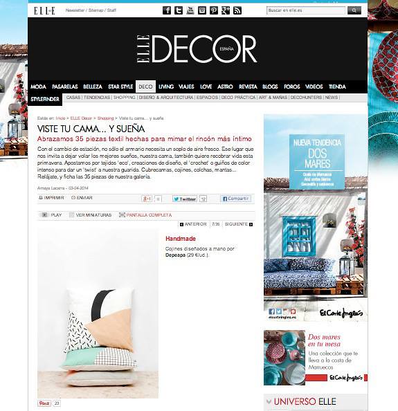 Depeapa en Elle decor