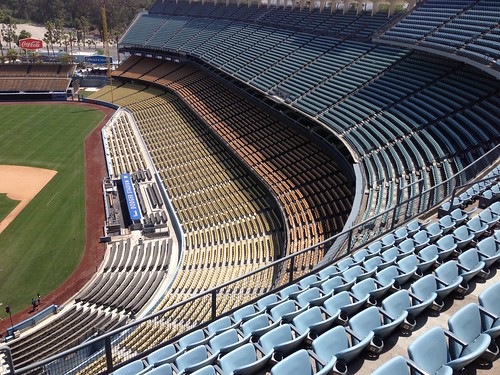 Empty Dodger Stadium