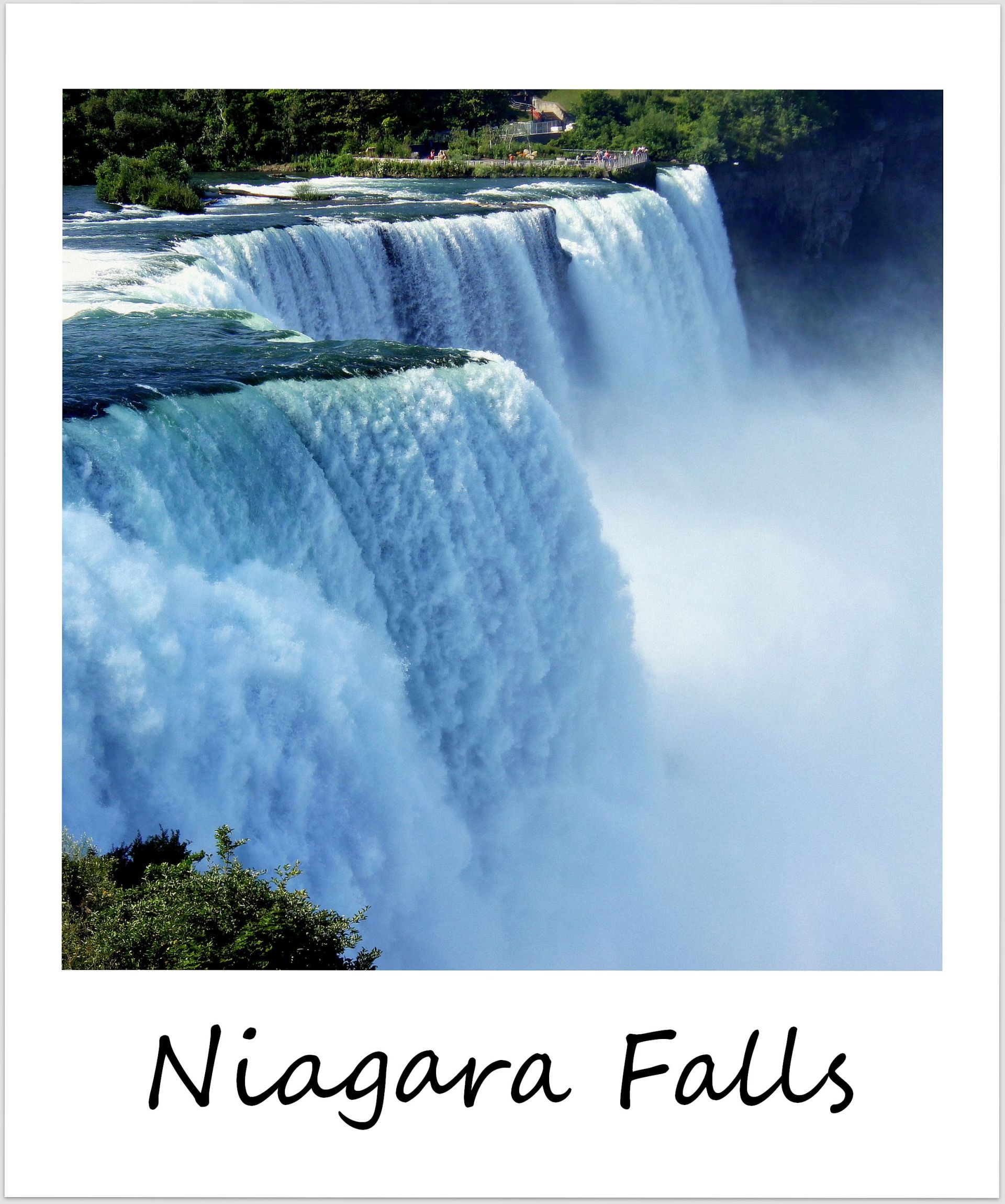 polaroid of the week usa new york niagara falls