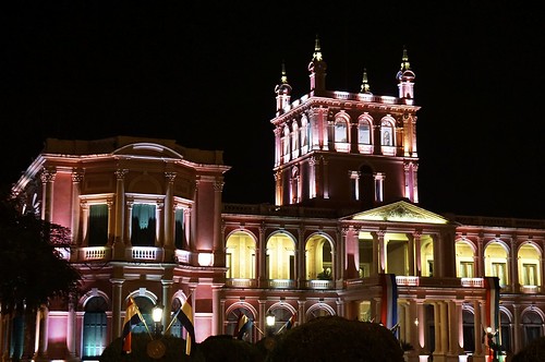 city night de view vista asuncion paraguay lopez palacio