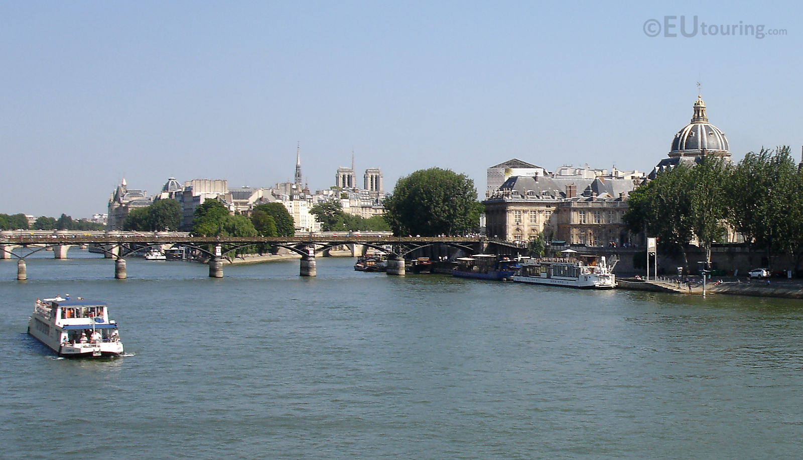 River Seine, bridge and Institut de France