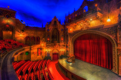 Tampa Theatre Balcony View Stage Left Merge Glow