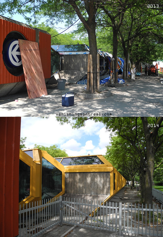 Before and After : metro Prefontaine