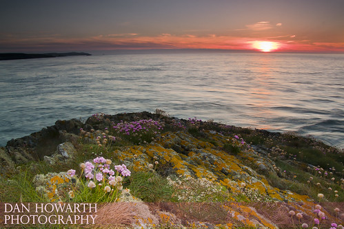 sunset sea lighthouse wales landscape coast anglesey dannyhow2011 danhowarthphotography