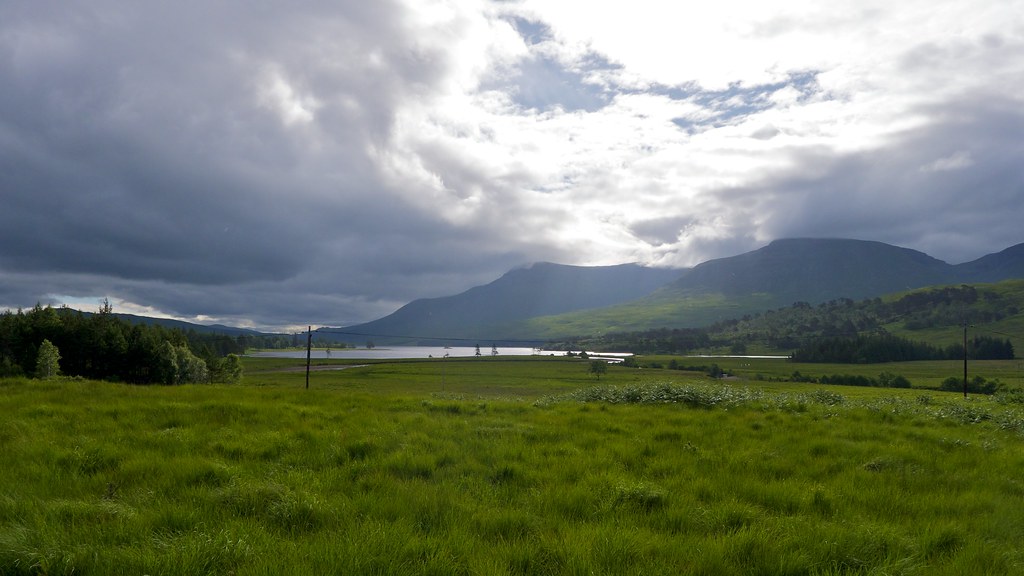 Loch Tulla and the Bridge of Orchy Hills