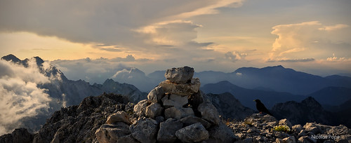 sunset alps slovenia summit kamnik planjava