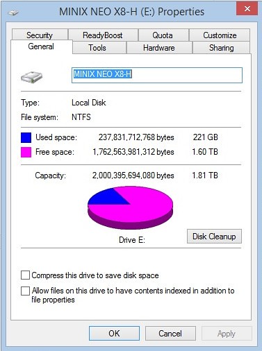 drive space remaining