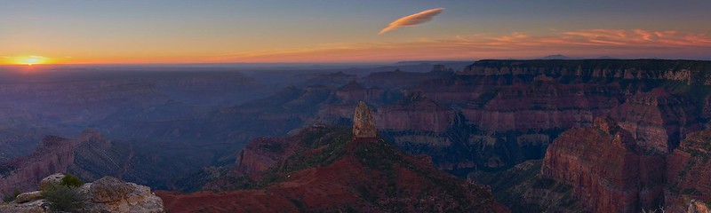 Sunrise Point Imperial Panorama - Grand Canyon National Park