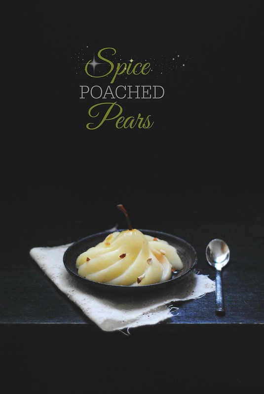 Spice Poached Pears