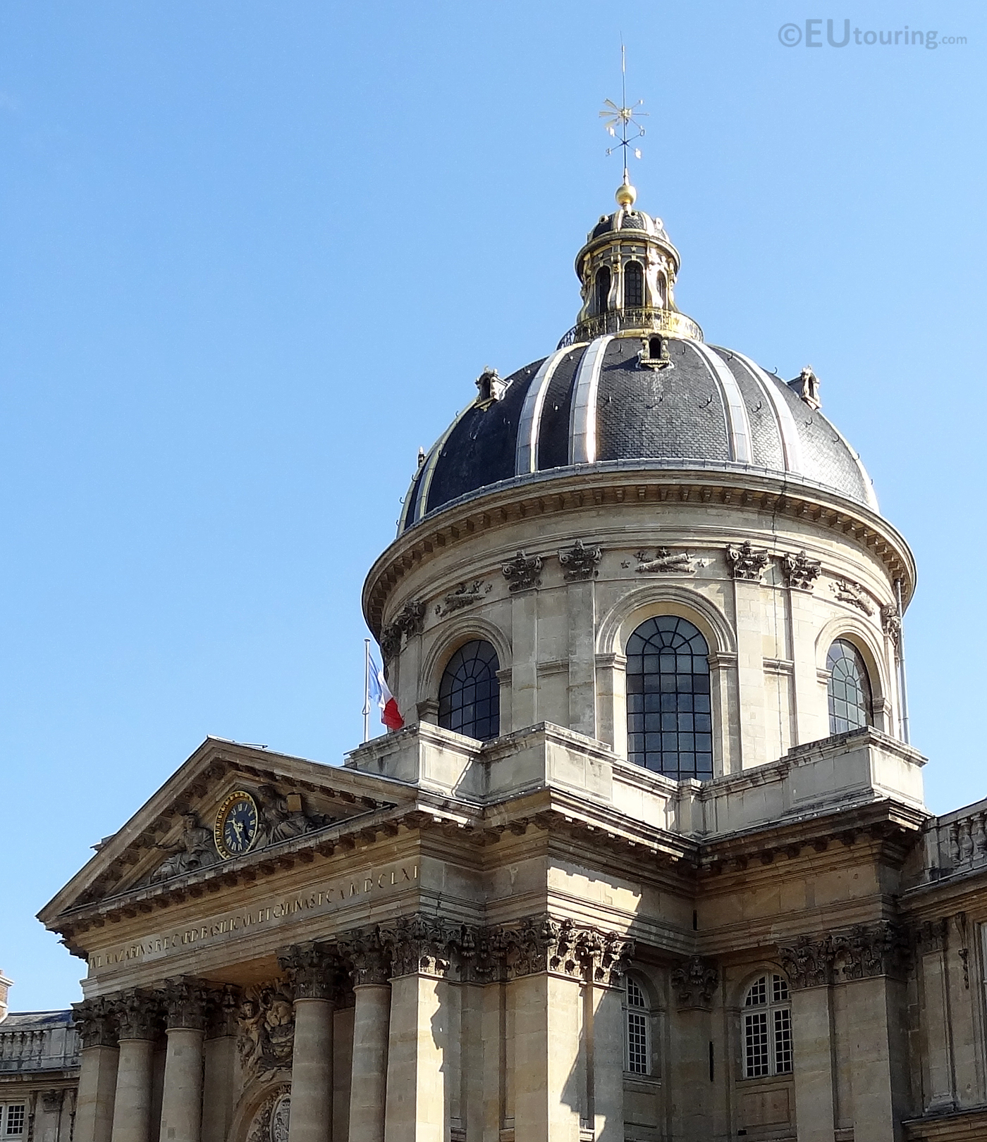 Dome and architecture of Institut de France