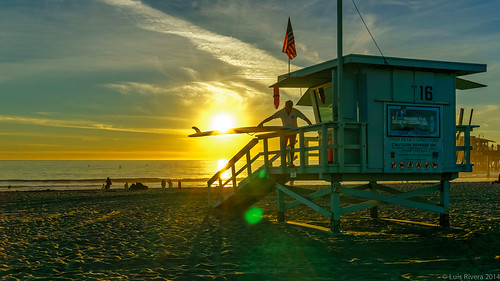 california sunset santamonica sony lifeguard 24mm carlzeiss apsc nex6