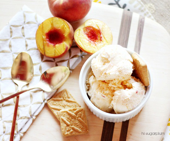 Hi Sugarplum | Peach Ice Cream