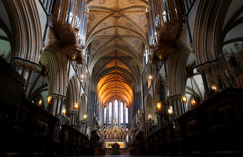 england architecture cathedral interior gothic medieval worcester