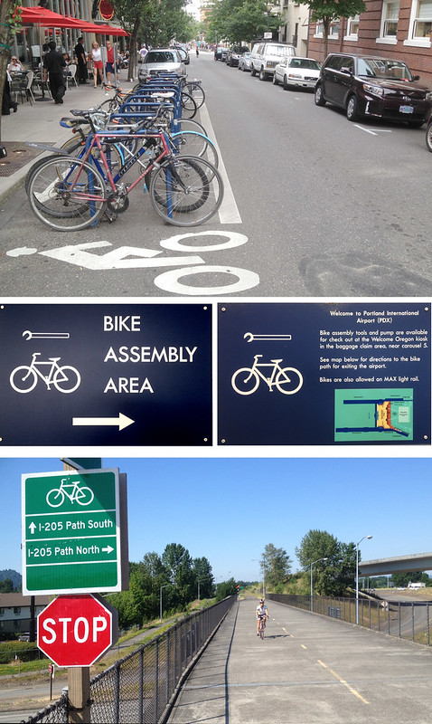 Portland signs and bikes Washington Cascades 2014 iphone_0760