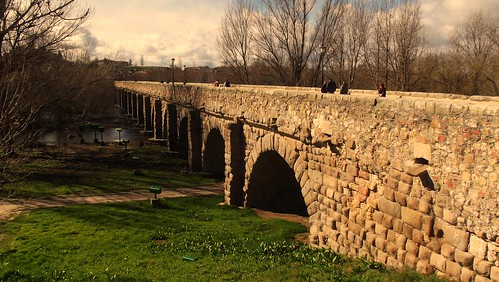 rio puente spain romano salamanca tormes
