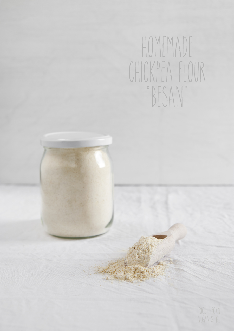 How to make "besan"-chikpea flour