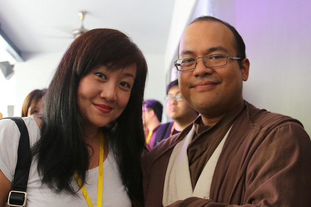 With Master Jedi Azfaren Aznam, Entertainment Coordinator at LEGOLAND Malaysia