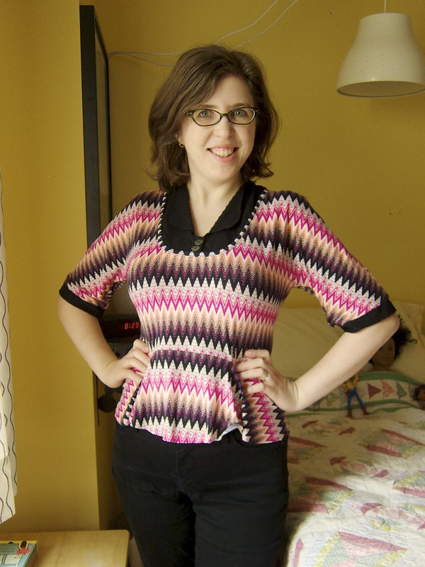Me Made May 13: Finished peplum top