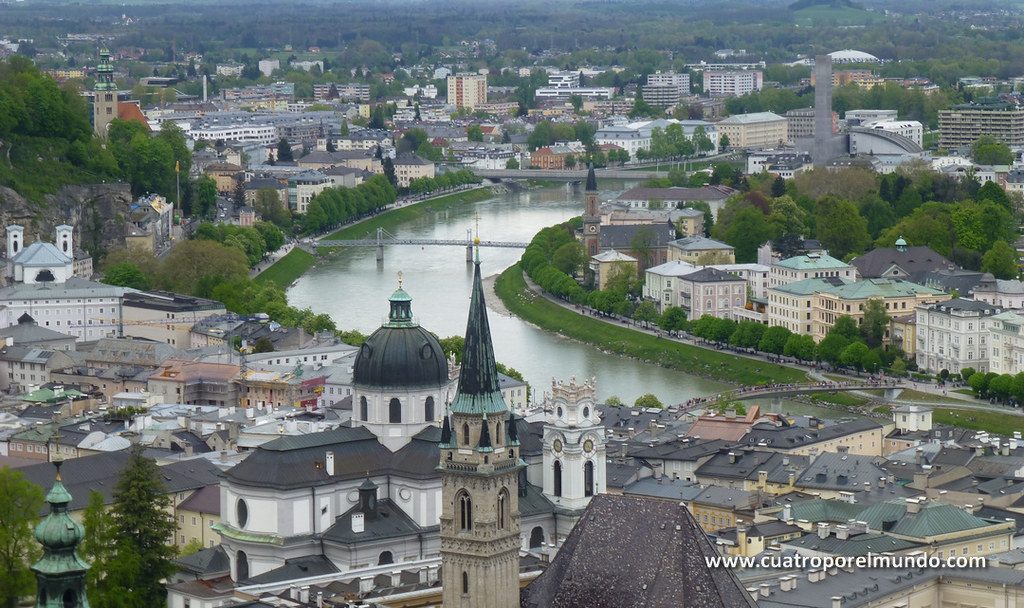 Vista de Salzburgo desde el torreon mas alto