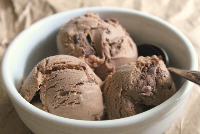 milk chocolate brownie chunk ice cream
