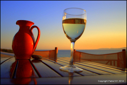 sunset wine greece pefkos rodos rhodes krassi asprokrassi
