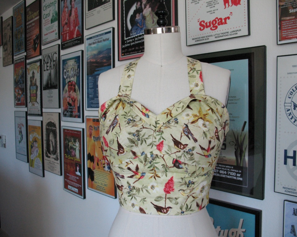 Simplicity Misses' Vintage 1950's Bra Tops 1426 pattern review by