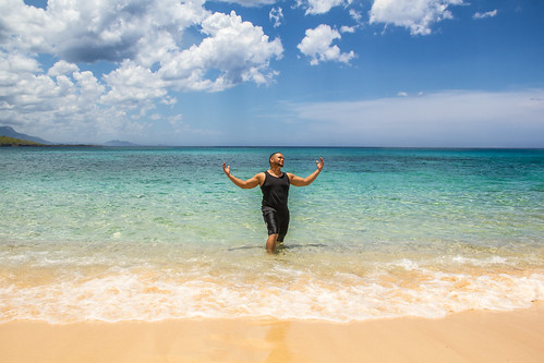 pose beach ocean water sand clear waters vacation dominican republic dominicanrepublic sosua
