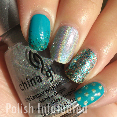 teal and holo