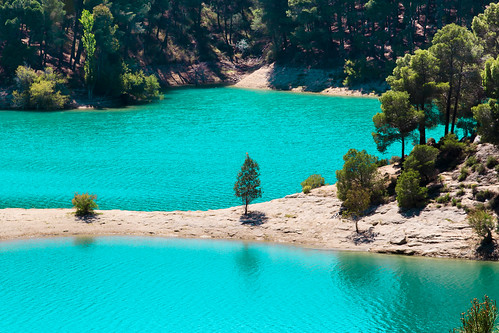 blue lake water landscape spain turquoise reservoir embalsedelcondedeguadalhorce