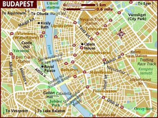 budapest map