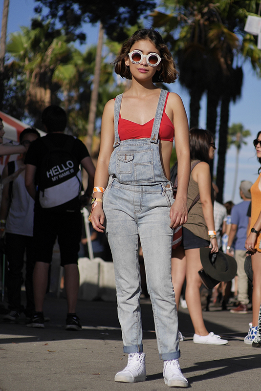 overalls5 FYF Fest, Los Angeles, Quick Shots, street fashion, street style, women