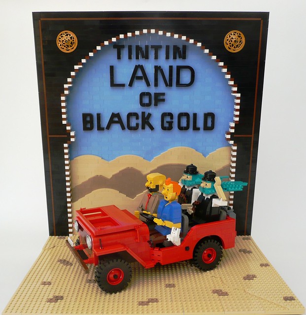 Lego Tintin Land of Black Gold