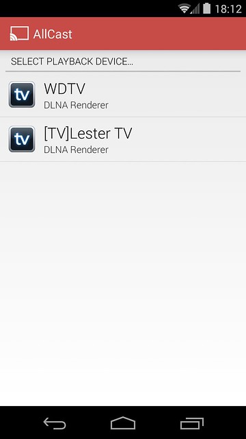 WD TV - Allcast App