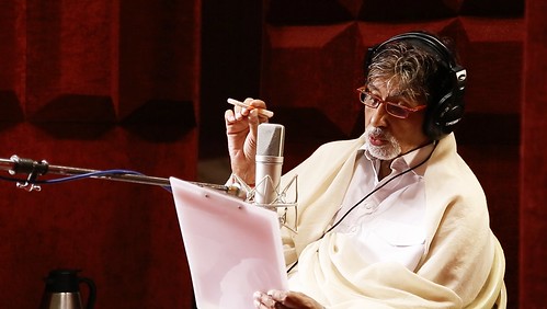 Amitabh Bachchan - TeachAIDS Recording Session