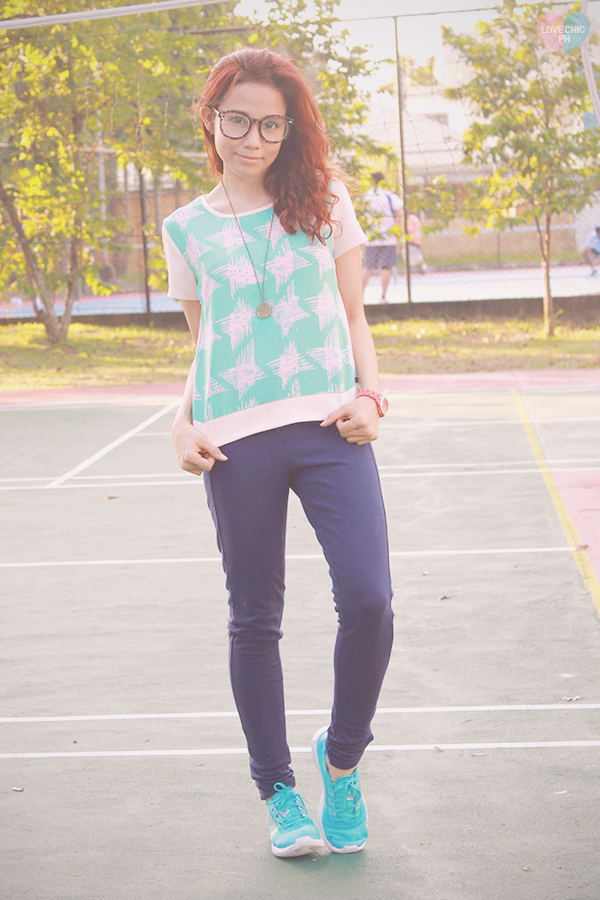 Shai Lagarde Love Chic  style blogger fashion blog Manila adidas blue sneakers sporty casual style 12