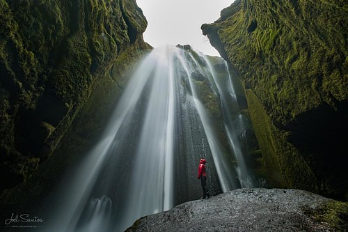 #Glújfrabúi waterfall, #Iceland. (C) Joel Santos - www.joelsantos.net