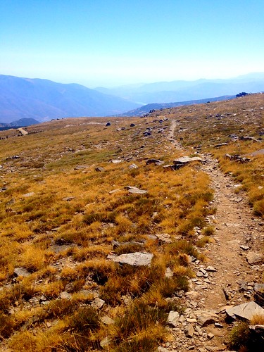 summer mountain hot walking spain long view hiking dry sunny trail andalusia sierranevada orgivaalpujarra