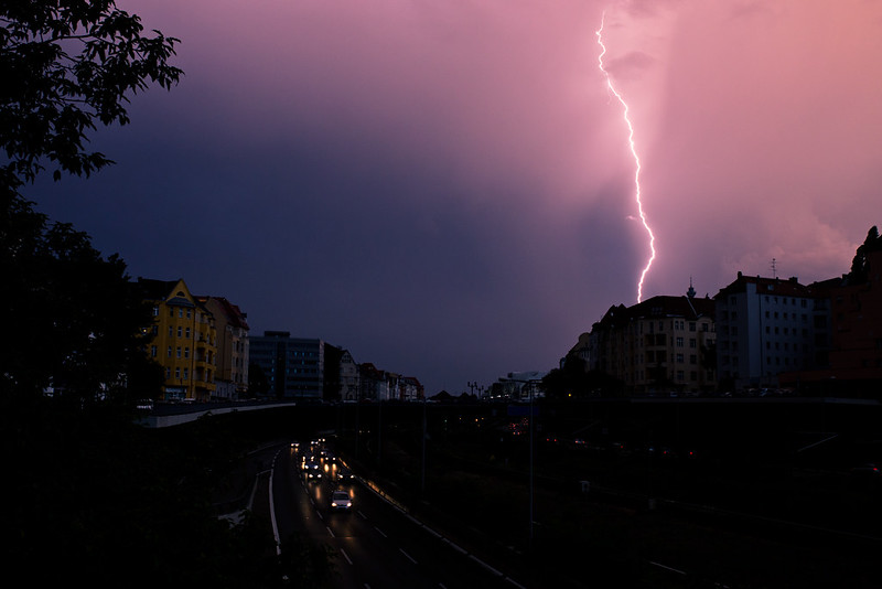 33/365 - Lightning over the Autobahn