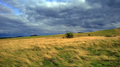 sky storm landscape day meadows