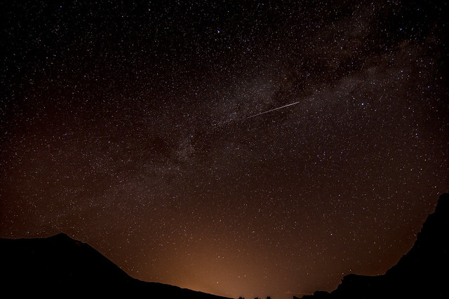 Stars on mount Teide