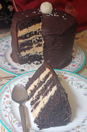 Chocolate Cake with Salted Caramel Buttercream