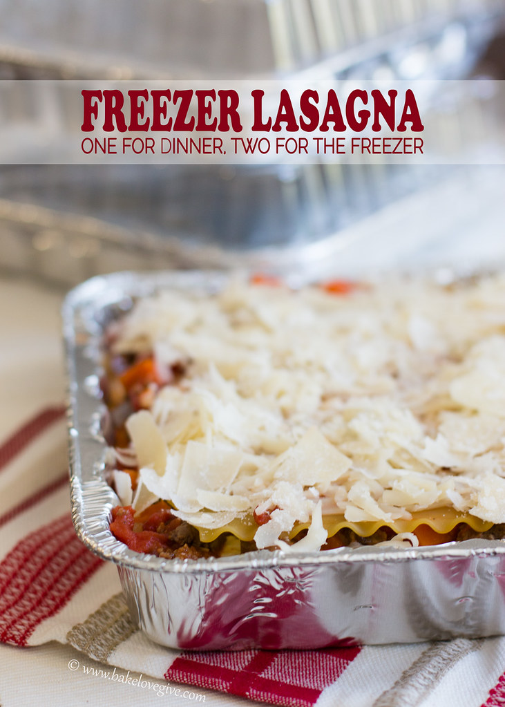 Freezer Lasagna