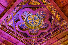 圓山大飯店大堂天花 Lobby ceiling at the Grand Hotel / 台灣台北 Taipei, Taiwan / SML.20140213.6D.30726.P1
