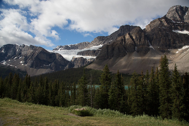 Crowfoot Glacier Banff National Park World Heritage