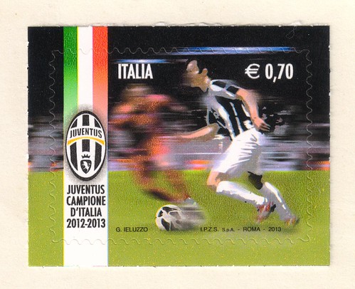 juventus campione d'italia stamp 2012-2013 - italia