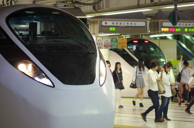 Tokyo Train Story 上野駅にて 特急スーパーひたち2014年9月14日