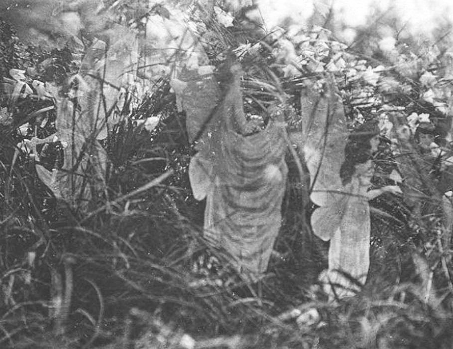 Fairies and Their Sun-Bath, the fifth and last photograph taken of the Cottingley Fairies, the one that Frances Griffiths insisted was genuine.