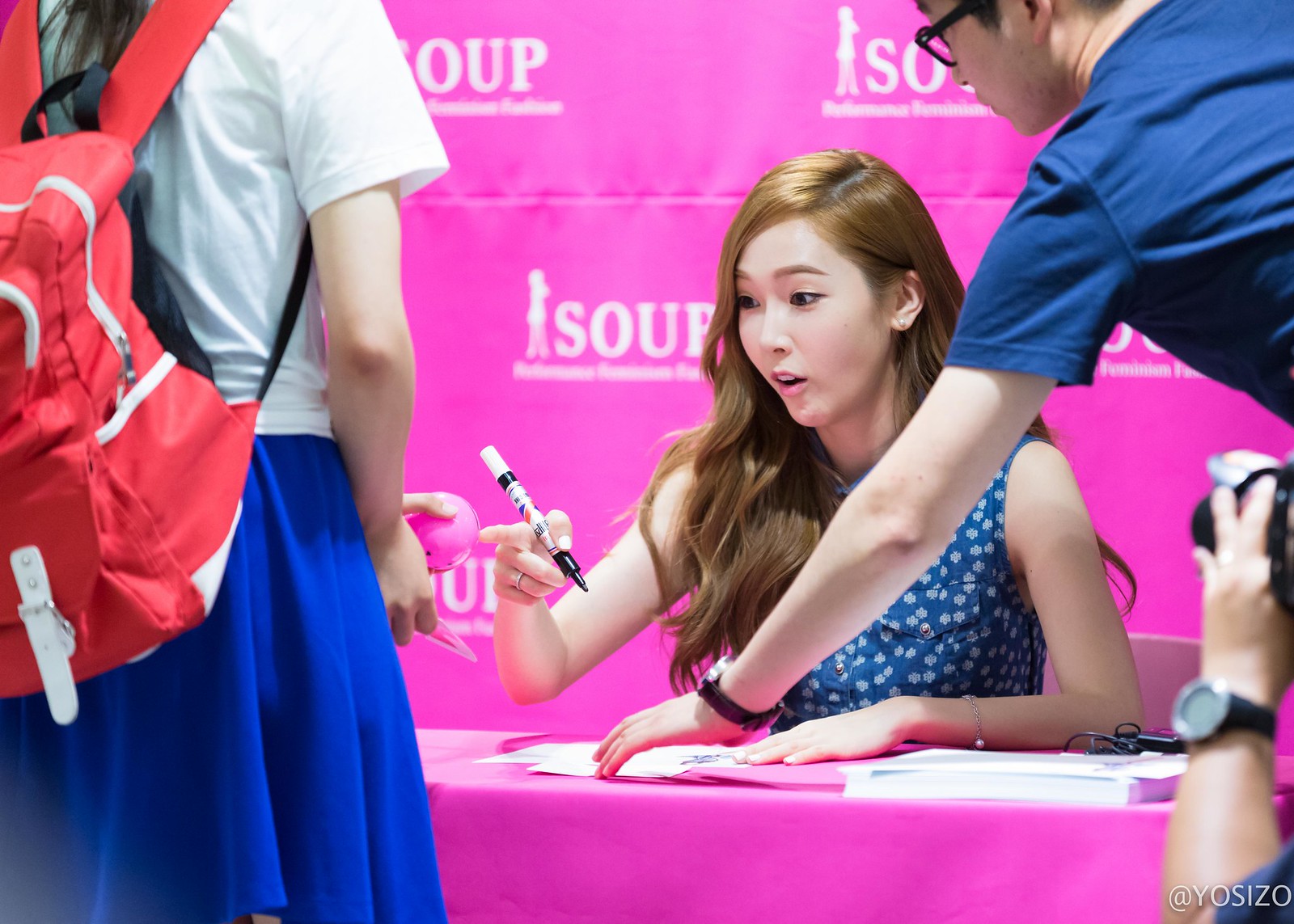[PIC][14-06-2014]Jessica tham dự buổi fansign lần 2 cho thương hiệu "SOUP" vào trưa nay 14238359050_a768a06ed8_h